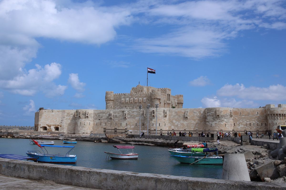 Alexandria à beira do Mediterrâneo, Egito
