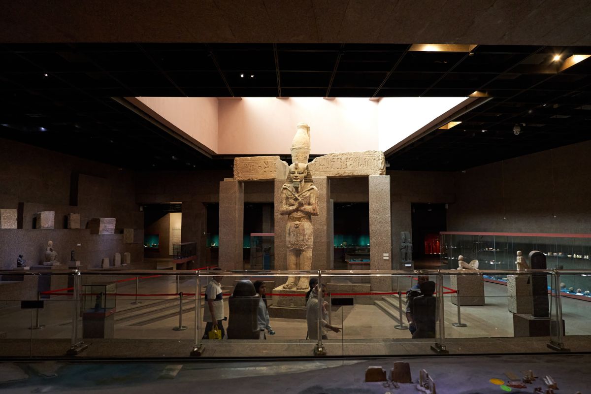Grande Museu Egípcio (GEM) no Cairo, Egito